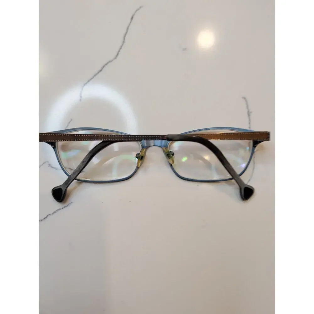 Lisa Loeb Wings 213 Chocolate Ivy Eyeglasses Frames 53-16-135 Cat Eye Glasses